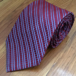 Jones New York silk necktie textured